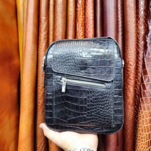 کیف دوشی چرمی زیپ اوریب مدل سهیل